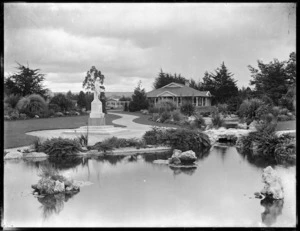 Sanatorium grounds, Rotorua, including South African war memorial
