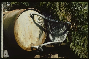 Water collection system for bach at Kwitchatown, near Haast