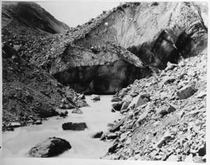 Terminal face of the Hooker Glacier