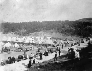 Camp of the Second Contingent for the South African War, Newtown Park, Wellington