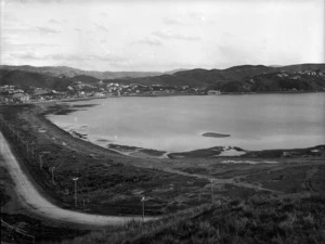 Part 2 of a 2 part panorama of the suburb of Kilbirnie, Wellington, showing Evans Bay