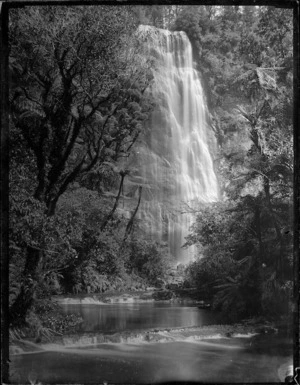 Waterfall, probably in the Auckland district