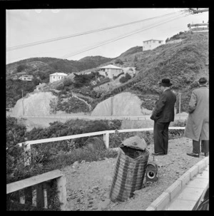 Robert Macalister inspecting City Council work