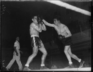 Boxing match between Keith and Gleeson