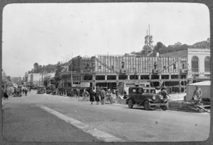 Buildings being reconstructed after the Napier/Hastings earthquake of 1931