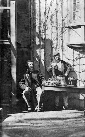 Johann Franz Julius von Haast and his taxidermist Frederick Richardson Fuller