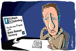 Mark Zuckerberg - You are now friends with basic human decency