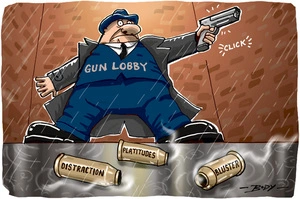 Gun lobby shoots blanks