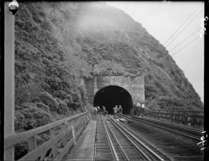 Slip on railway line