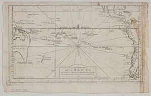 Carte reduite de la Mer du Sud... [map]. Par M. Bellin ... [no imprint. 1753]