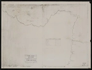 Pickersgill, Richard :A chart of part of the So. Contit. between Poverty Bay and the Court of Aldermen discovered by His Maj.s Bark Endeavour [copy of ms map]. [1769]