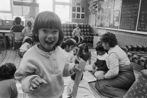 Children in class, Pencarrow School, Lower Hutt - Photograph taken by Mark Round.
