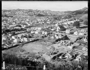 Trolley bus depot site at Karori