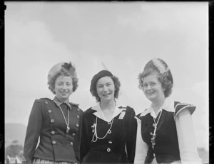 Three marching girls