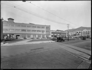 Wakefield Street and buildings on Jervois Quay, Wellington