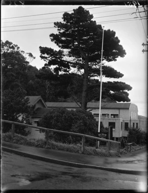 Flag-pole at St George's Church, Seatoun