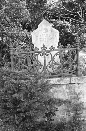 Reeves family grave, plot 85.B, Sydney Street Cemetery.