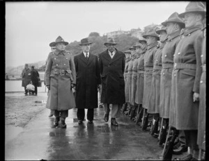 The arrival of the Prime Minister of Ceylon
