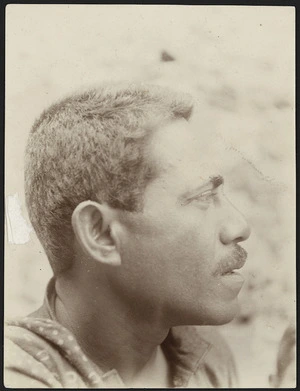 Portrait of a man from Noatau, Rotuma