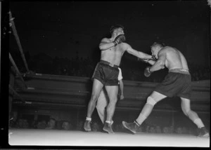 Mullett versus Shaw boxing match