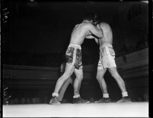 Boxing match between Keith and Pippett