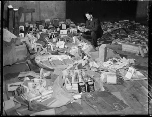 Books damaged in the hold of the Rangitiki