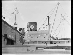 Maltese cross on the funnel of the Condesa