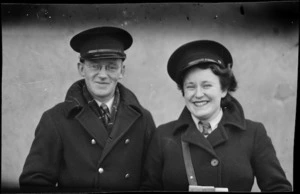 Mr and Mrs McCormack, possibly tram conductors