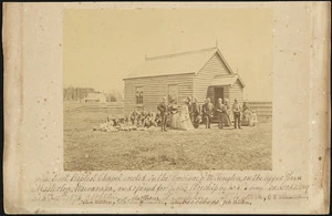 Rangiora & District Early Record Society :Photograph of the first Baptist Church built in Masterton