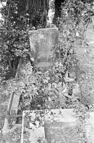 The grave of James Goseney, William Henry Holliday and Mabel Edwards, plot 69.P, Sydney Street Cemetery.