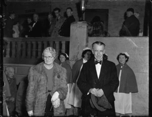 Man and woman at the Parliamentary ball