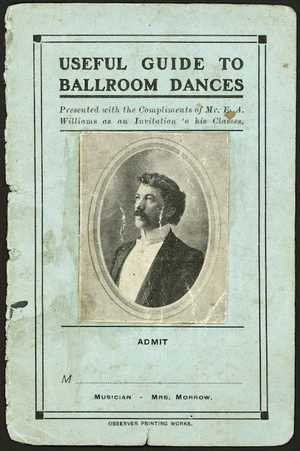 Cover of booklet `Useful Guide to ballroom dances'