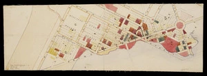 [Creator unknown]. [Rough map of Dunedin showing selections. no signature, 1853-4] [ms map]