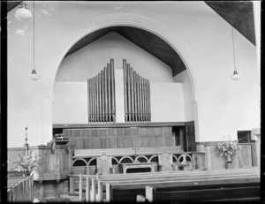 New organ in a church at Taita, Wellington