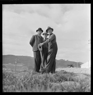 Robert Macalister inspecting City Council work