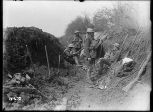 New Zealand soldiers who had fought on the Somme