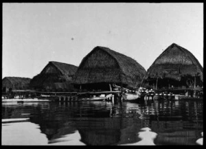 Village on water, at Manus Island, Papua New Guinea