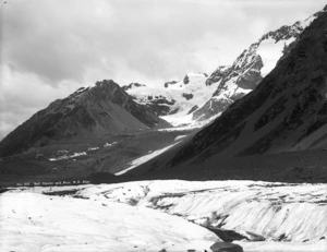 Pringle, Thomas, 1858-1931 :Ball Glacier and Pass, NZ Alps