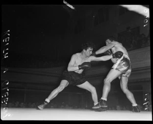 Boxing match between Gleeson and Keith