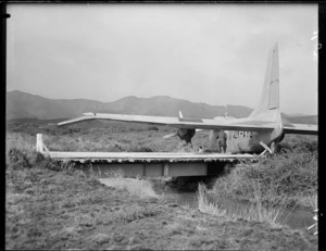 Aeroplane accident at Paraparaumu