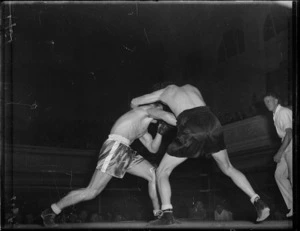 Boxing match between Keith and Gleeson