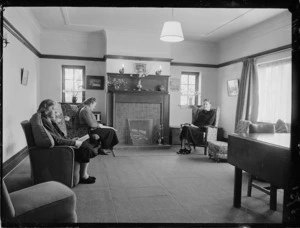 Women at the home for ex-servicewomen, Moturoa Street, Wellington