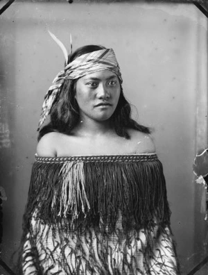 Young Maori girl from Hawkes Bay district