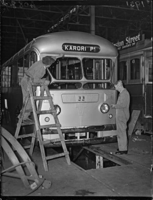 First mass-produced trolley bus