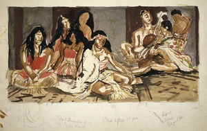 Perkins, Christopher, 1891-1968 :Maori concert party. 1933