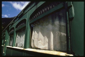 Bach converted from railway carriage, at Arthur's Pass