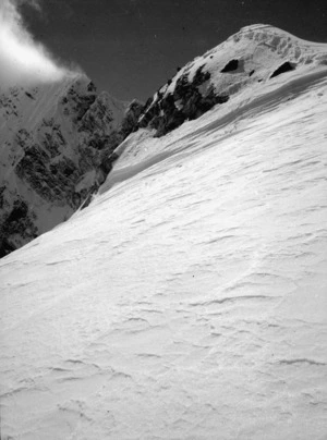 Yunnan, China. High peak of Mount Sansato to the left. 1 November 1938.