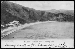 Elmslie Bay, French Pass, Marborough - Photograph taken by Muir and Moodie