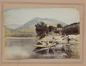 [Thomas, E. A. C.] b. 1825 :Salsbury's ferry, Motueka River. [ca 1879]