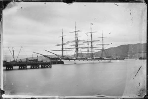 Ships Pleione and Hurunui at Railway Wharf, Wellington